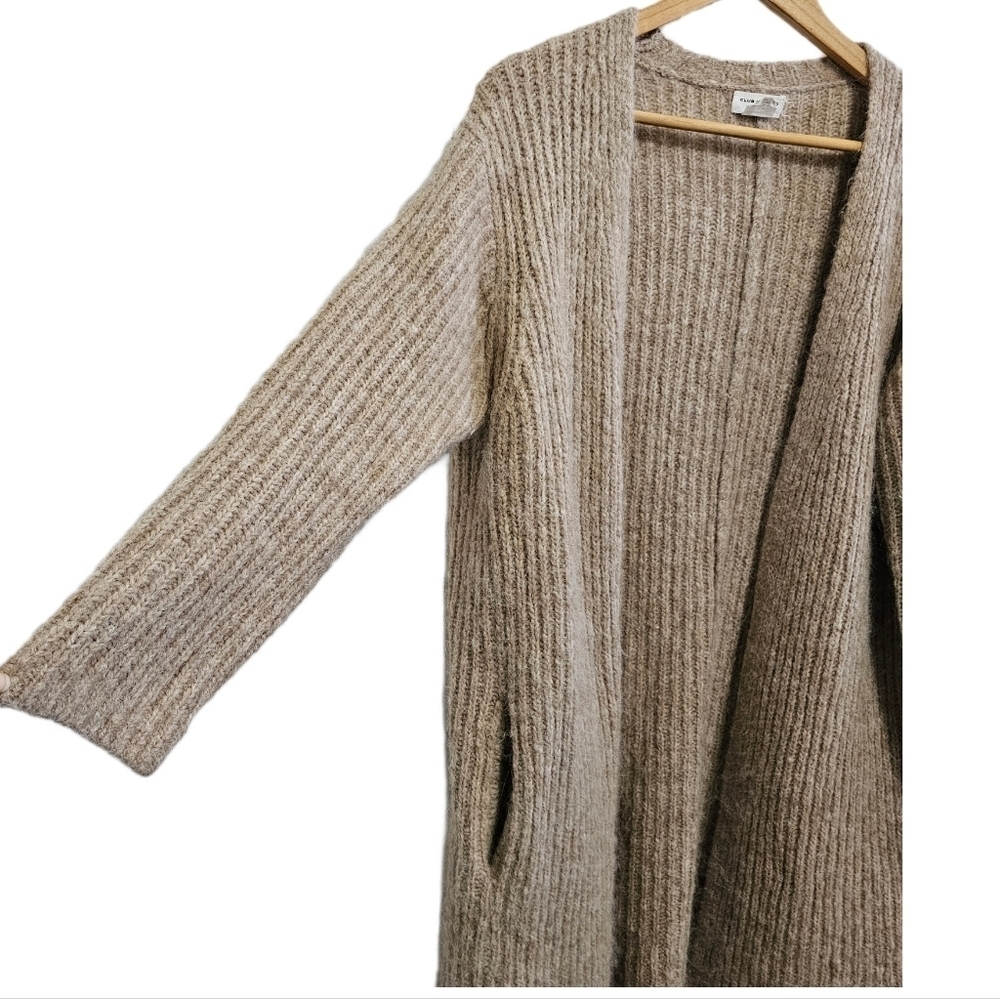 Club Monaco knit sweater open cardigan cream italian yarn size small - Picture 4 of 12